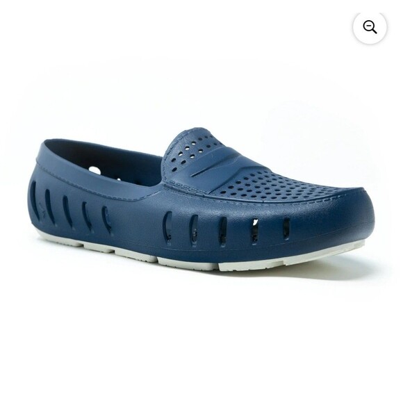 Floafers Country Club Driver 2.0 Men's Navy/White Rubber Loafers NWOB - Picture 2 of 6